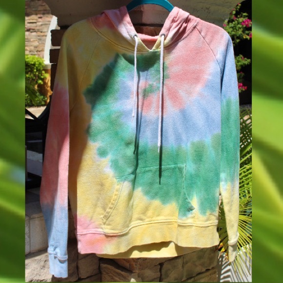 zine tie dye hoodie